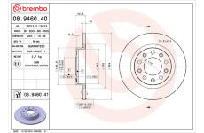 Brzdový kotouč BREMBO 08.9460.40