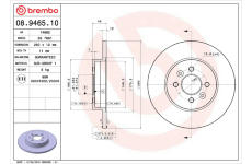 Brzdový kotouč BREMBO 08.9465.10