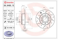 Brzdový kotúč BREMBO 08.9488.1S
