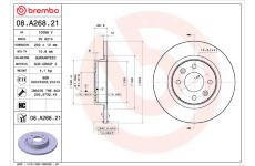 Brzdový kotouč BREMBO 08.A268.21