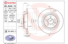 Brzdový kotúč BREMBO 08.A540.11