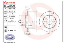 Brzdový kotouč BREMBO 08.A607.11