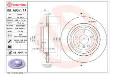 Brzdový kotouč BREMBO 08.A957.11