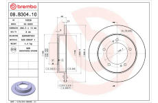 Brzdový kotouč BREMBO 08.B304.10