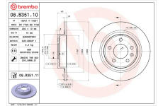 Brzdový kotúč BREMBO 08.B351.11