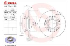 Brzdový kotouč BREMBO 08.C241.20