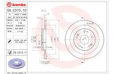 Brzdový kotouč BREMBO 08.C310.11