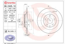 Brzdový kotouč BREMBO 08.C425.11