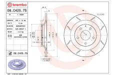 Brzdový kotouč BREMBO 08.C425.75