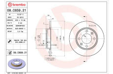 Brzdový kotouč BREMBO 08.C659.21