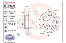 Brzdový kotúč BREMBO 08.C745.1X