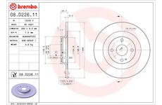 Brzdový kotouč BREMBO 08.D226.11