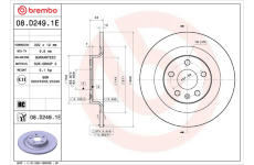 Souprava brzd, kotoučová brzda BREMBO KT 08 070