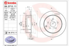 Brzdový kotouč BREMBO 08.D712.11