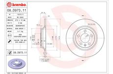 Brzdový kotouč BREMBO 08.D973.11