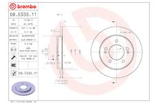 Brzdový kotouč BREMBO 08.E535.11