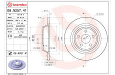 Brzdový kotouč BREMBO 08.N257.41