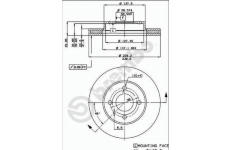 Brzdový kotouč BREMBO 09.3140.10