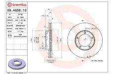 Brzdový kotúč BREMBO 09.4858.10