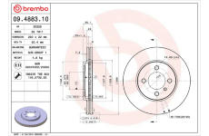 Brzdový kotouč BREMBO 09.4883.10