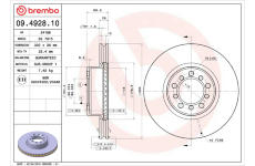 Brzdový kotouč BREMBO 09.4928.10