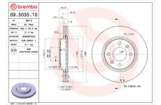 Brzdový kotouč BREMBO 09.5035.10