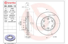 Brzdový kotúč BREMBO 09.5055.10