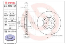 Souprava brzd, kotoučová brzda BREMBO KT 08 045