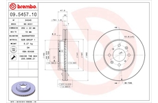 Brzdový kotouč BREMBO 09.5457.10