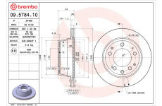 Brzdový kotouč BREMBO 09.5784.10