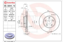 Brzdový kotúč BREMBO 09.5844.10