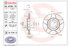 Brzdový kotouč BREMBO 09.6799.75