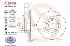 Brzdový kotouč BREMBO 09.6948.11