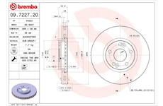 Brzdový kotouč BREMBO 09.7227.20