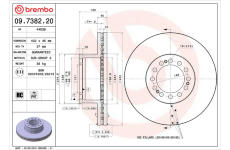 Brzdový kotouč BREMBO 09.7382.20