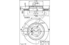 Brzdový kotouč BREMBO 09.7720.11