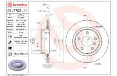 Brzdový kotouč BREMBO 09.7702.11