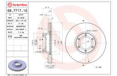 Brzdový kotouč BREMBO 09.7717.10