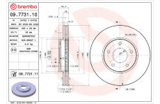 Brzdový kotouč BREMBO 09.7731.11