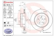 Brzdový kotouč BREMBO 09.7813.11