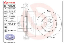 Brzdový kotouč BREMBO 09.7823.11