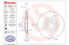 Brzdový kotouč BREMBO 09.7880.11