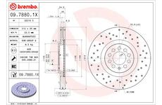 Brzdový kotouč BREMBO 09.7880.1X