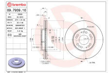 Brzdový kotúč BREMBO 09.7939.10