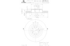 Brzdový kotouč BREMBO 09.7941.11