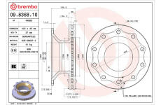 Brzdový kotouč BREMBO 09.8368.10