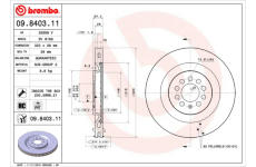 Brzdový kotouč BREMBO 09.8403.11