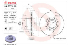 Brzdový kotúč BREMBO 09.8573.10