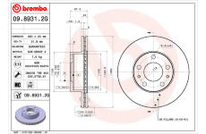 Souprava brzd, koutocova brzda BREMBO KT 10 001