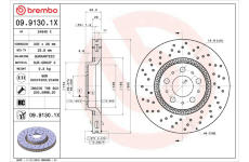 Brzdový kotouč BREMBO 09.9130.1X